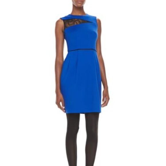 New without Tag Like New Nanette Lepore Take My Hand Lace-Inset Dress Size 4 - Picture 1 of 11